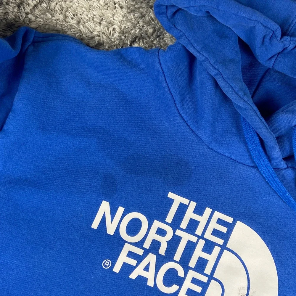 The North Face‎ Hoodie Mens XL Blue Pullover Logo Graphic Sweatshirt Gorpcore